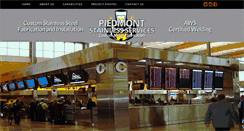 Desktop Screenshot of piedmontstainlessservices.com