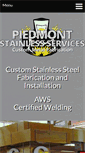 Mobile Screenshot of piedmontstainlessservices.com